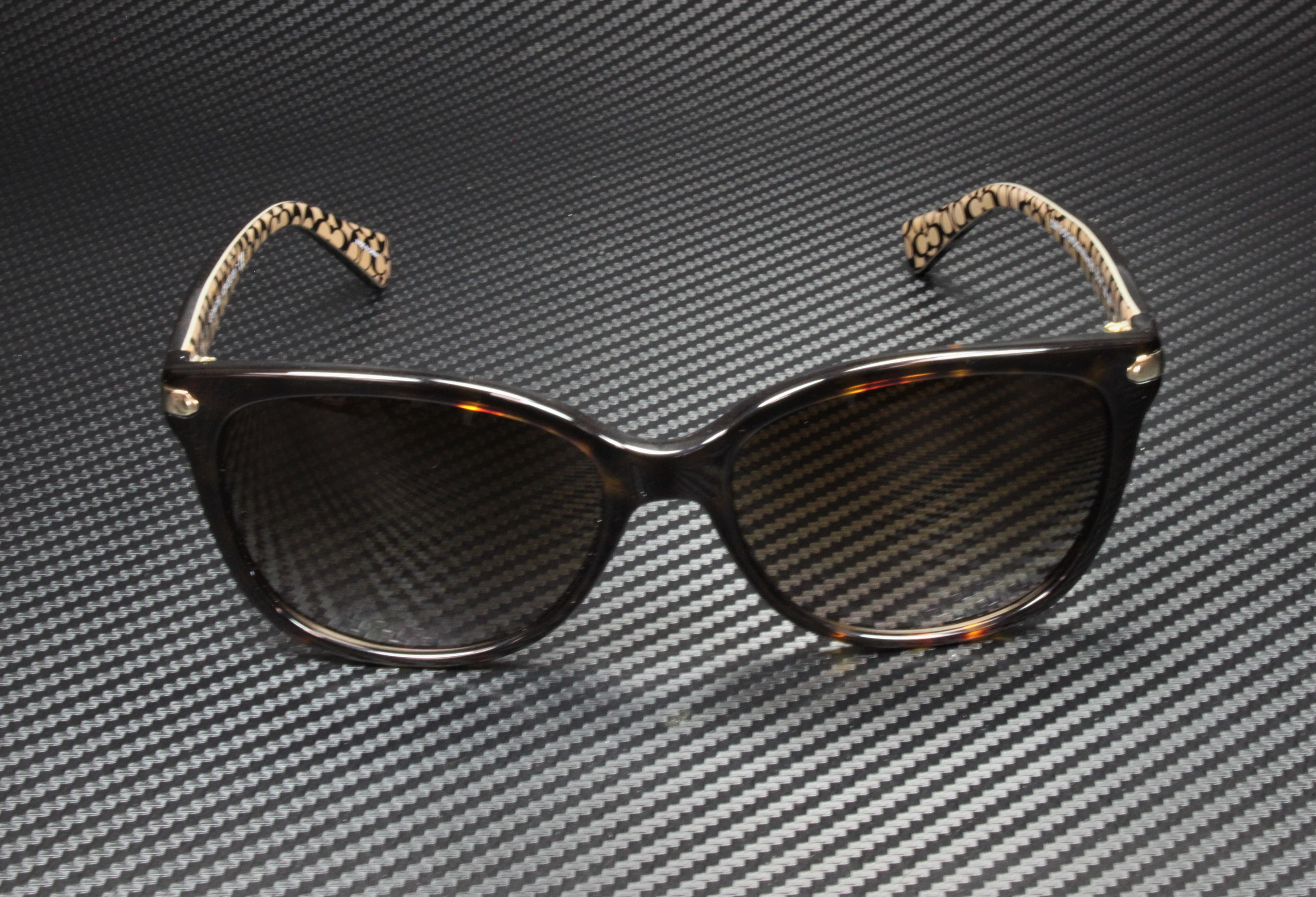 Women's Gradient HC8132-529113-57 Brown Square Sunglasses