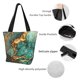 thumbnail image 4 of Fotbe Emerald Color Gold Marble Bolsa de Playa con Estampado, Bolsa de Hombro, Bolsa de Mano Espaciosa, Bolsa de Viaje Ligera, Bolsa de Compras Versátil, 4 of 6