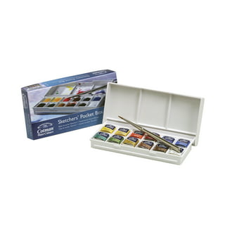 Winsor & Newton® Cotman® Watercolor Pocket PLUS Set - 12 Half Pans