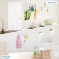 thumbnail image 5 of Perchero de pared, 2 paquetes de 15 ganchos, barra de pared y acero inoxidable para abrigos, toallas, albornoces, baño, entrada al baño, 5 of 5