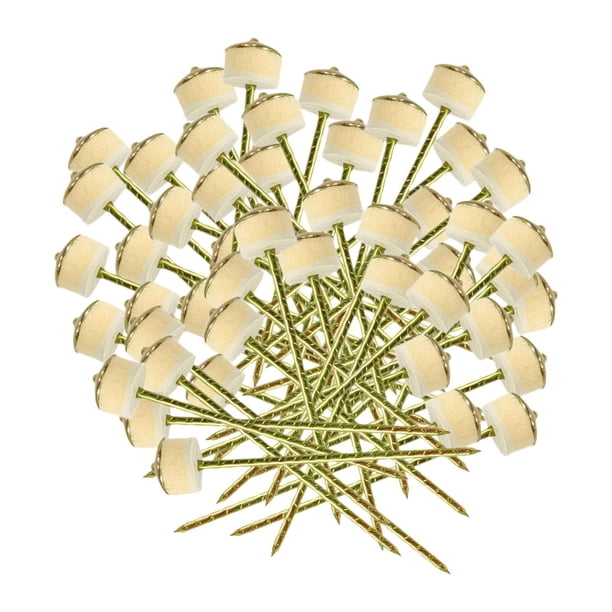 50 clavos para pared de hormigón, clavos de cemento, de primera calidad, clavos de ferretería, clavos de mampostería para paneles de yeso, hormigón, Longitud total 115cm