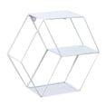 thumbnail image 1 of Metal Hexagonal Wall Hanging Shelf Storage Rack Living Room Bedroom Decoration, 1 of 9