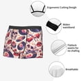 thumbnail image 3 of Picia record rock Skull lips Pattern Men’s Boxer Briefs – Soft & Breathable Underwear, Stretchy & Comfortable Fit, Supportive Pouch Design, Moisture-Wicking-Medium, 3 of 5