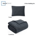 thumbnail image 2 of Mainstays 2-Piece Comforter Set, Greystone, Twin, 2 of 10