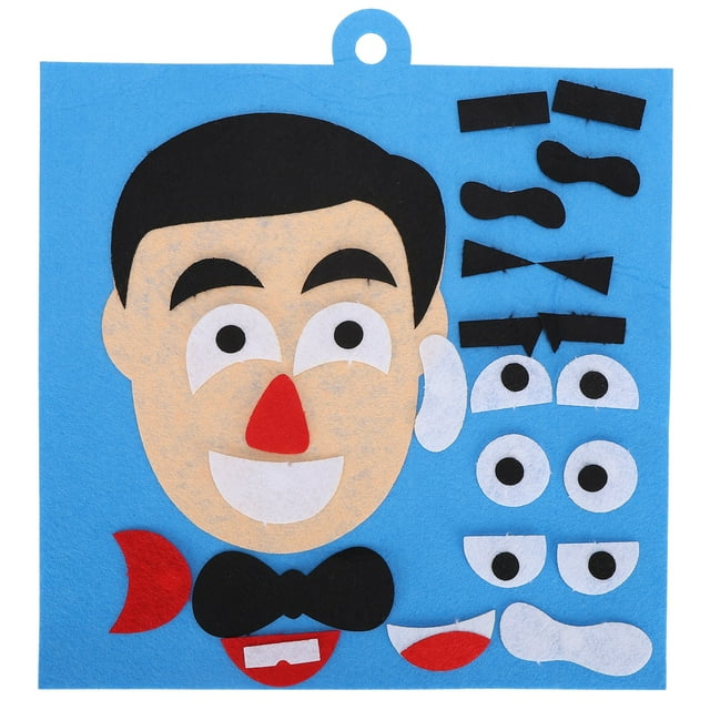 Creative DIY Face Changing Puzzle Toy, Small Educational Emotion Change Puzzle Toys For Playing In The Park For Parent-Child DIY Activities Male