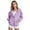 Purple, variant on YunPes Unisex Kids Zip-Up Hoodie Boys & Girls Solid Casual Hooded Jacket Teen Spring Fall Outerwear School Daily Clothes