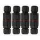 thumbnail image 2 of Conector 4 Uds Conectores De Cable 5 Núcleos IP68 Tornillo Impermeable Engarzado PA66 Conector De Cable De Enchufe De Aviación 450V 32A, 2 of 7