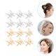 thumbnail image 4 of 12 piezas clips para el cabello de las mariposas huecas metálicas clips de cabello para peluquería, 4 of 4