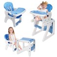 Sejoy 3 in 1 Baby High Chair Convertible Play Table Seat Booster