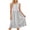 *14-Gray, variant on VBVC Women's Floral Print Sleeveless Midi Dress , Ladies' Crew Neck Pleated Waist Casual Dress , Summer Stretchy Vacation Sundress For Women,Sky Blue,S-2XL
