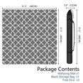 thumbnail image 2 of Premium Boho Design Non-Slip Mahjong Mat 31.5 Inch Square Rubber Playing Surface with Noise Dampening for Game Tables and Multi-Purpose Game Nights, 2 of 7