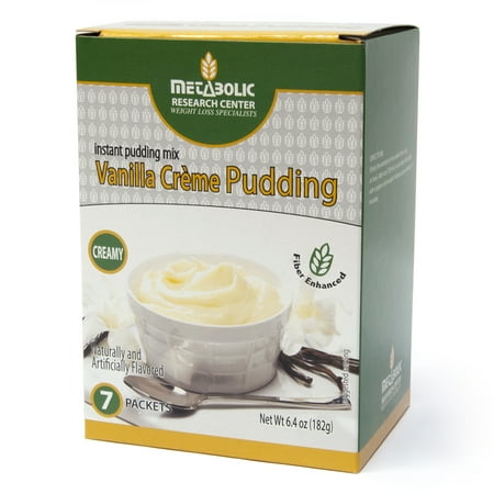 Protein Enhanced Vanilla Creme Pudding by Metabolic Research Center, 15g protein, 7