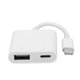 thumbnail image 2 of Adaptador OTG Tipo C a USB 3.0 2 en 1 Convertidor Cable de carga Unidad libre Conexión Disco duro Cámara Teclado, 2 of 5