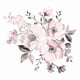 thumbnail image 5 of Watercolor Pink Flower Wall Stickers, Removable Vintage Painting Or Wallpaper, Peony Flowers Wall Decal, Pvc Floral Wall Sticker Mural For Nursery Liv, 5 of 5