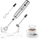 thumbnail image 1 of Milk Frother Handheld, Immersion Blender Cordlesss Foam Maker Usb Rechargeable Small Mixer With 3 Stainless Whisksstirring 3-speed Adjustable Mini Fro, 1 of 4