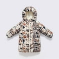 thumbnail image 4 of HIPYLO Toddler Ski Jacket 2t Coats for Toddler Boys Baby Boy Winter Outfits Size 4t Girls Clothes Fall/winter Little Girls Christmas Clothes for Kids, Beige 18-24 Months, 4 of 4