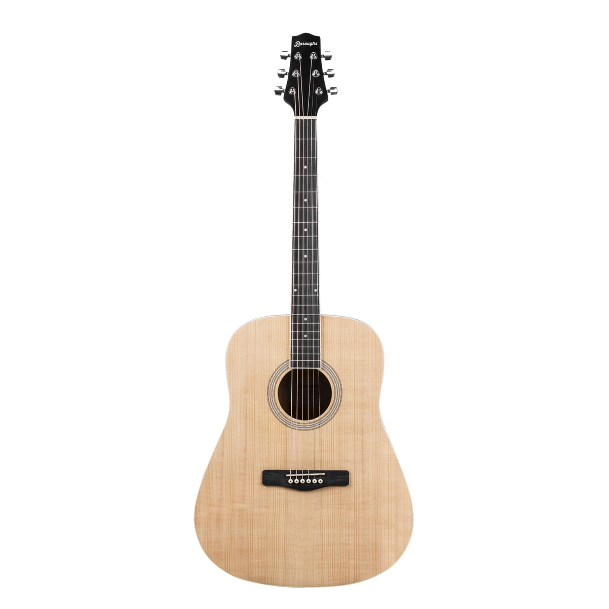 Boroughs B20DNT Beginner Dreadnought Acoustic Guitar Pack, Natural