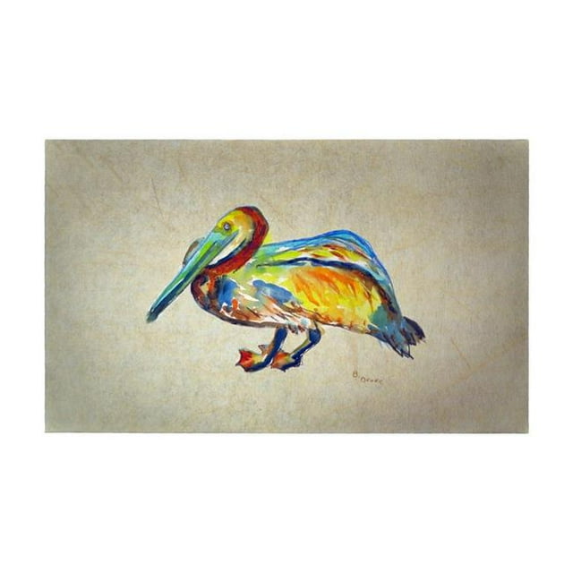 Betsy Drake DM984BG Tapis de Porte 30 x 50 Po Gertrude Pélican B