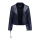 thumbnail image 5 of Chaquetas de Cuero Para Mujer, Abrigos, Abrigos Cálidos de Manga Larga, Parkas Finas de Invierno, Abrigo Sin Capucha de Imitación Odeerbi ODB173050, 5 of 5