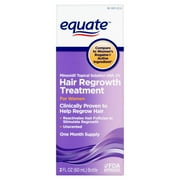 Equate Women's Minoxidil Topical Solution for Hair Regrowth, 1-Month Supply