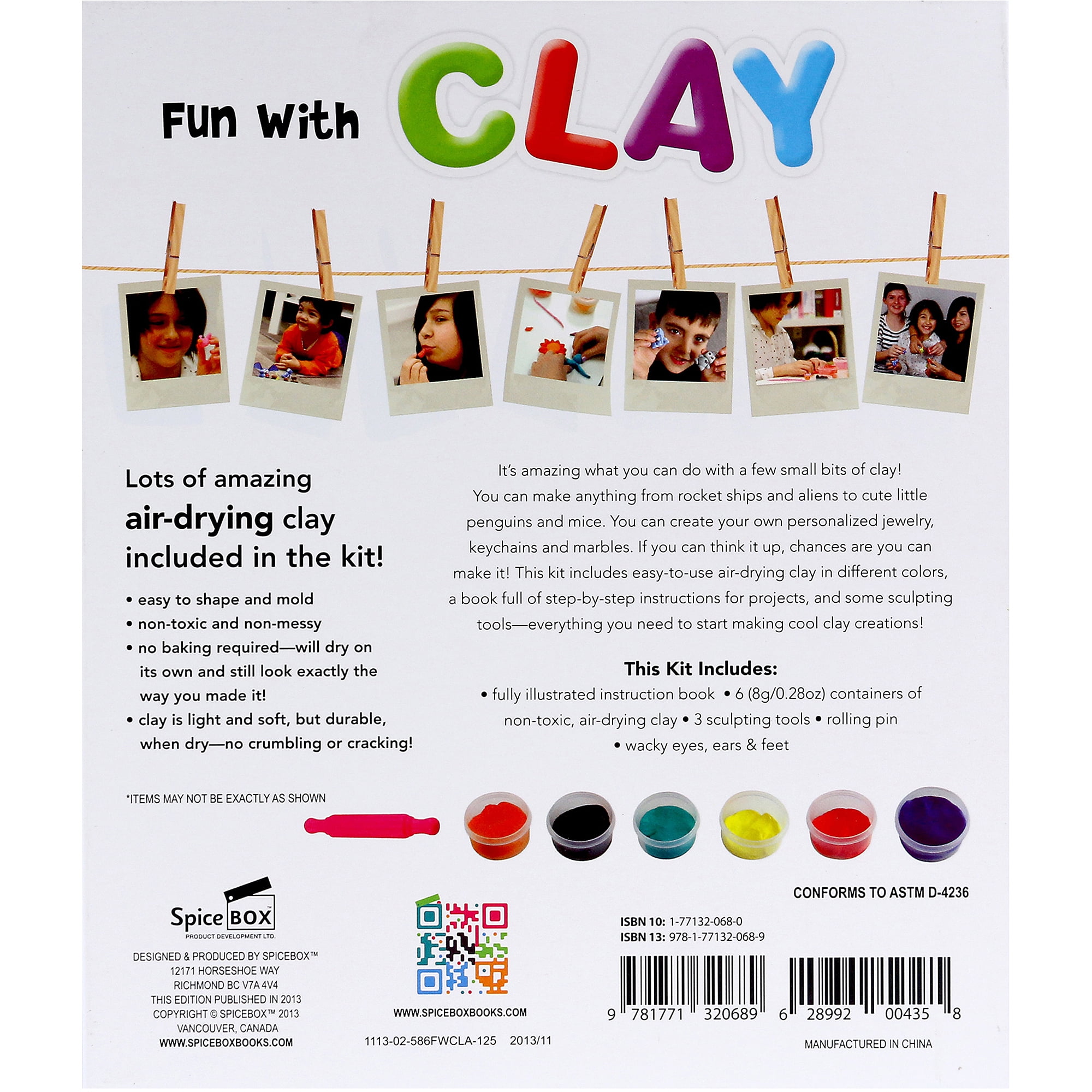 SpiceBox Fun With Clay Modeling Dough Kit