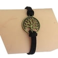 thumbnail image 1 of 2 Pcs. Set Leather Wishing Tree Bracelet Tree of Life Bracelet Tree of Wisdom, JewlB:5, 1 of 4