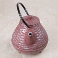 thumbnail image 5 of Creative Home Kyusu 40 Oz Orange Cast Iron Teapot with Removable Infuser, 5 of 13