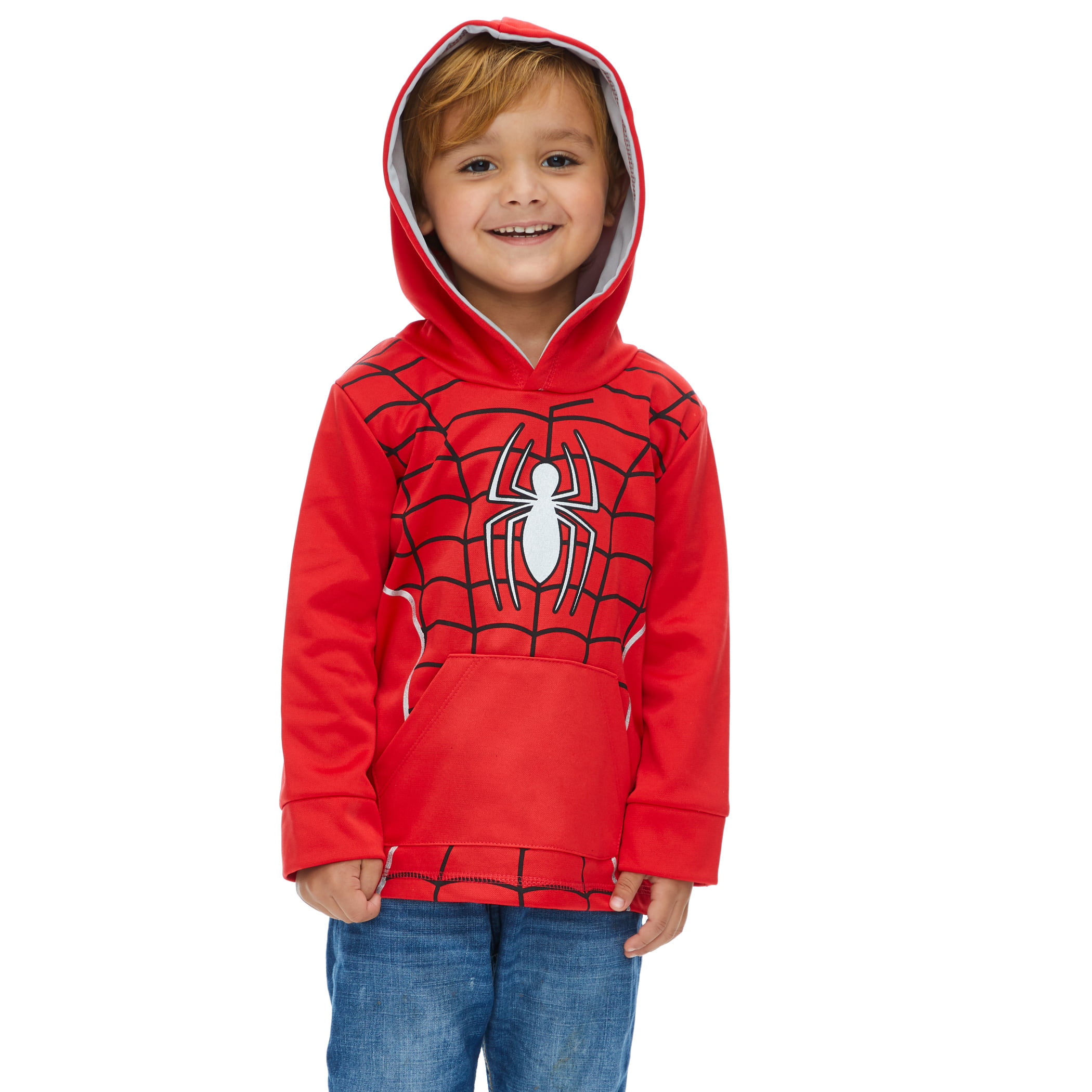 Boys Spider-Man Pullover Sweatshirt Children Hoodies