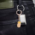 thumbnail image 4 of 4pcs Shiny Pineapple Key Chains Bag Keys Hanging Pendant Decorative Keychain, 4 of 8