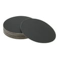 thumbnail image 1 of 50 Pcs Discos de Lija Redondos 400 Grano Hojas de Lijado de Gancho y Bucle Universales para Restauración Automotriz 125x125mm Carburo de Silicio Negro, 1 of 7