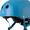 Blue Glossy, variant on Triple 8 LIL 8 Dual Certified Sweatsaver Kids Skateboard and Bike Helmet with Padded Chin Buckle, Blue Glossy