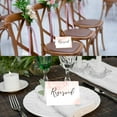 thumbnail image 5 of Koyal Wholesale Coral Watercolor Table Reserved Signs for Wedding Reception, Foldable Table Tent Cards, 16-Pack, 5 of 5