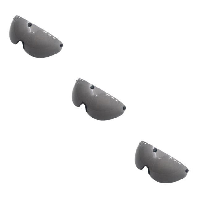 Transemion pour Visière Crête 5-Snap Face Ouverte Pièces de Rechange Remplace Gris Type B 3ensemble