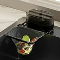 thumbnail image 3 of Hearth & Gear Rotatable Kitchen Strainer Suction Cup Strainer Rack Filter Holder Food Catcher Waste Strainer For Kitchen Kitchen Dish Rack Paper Plate Holders for Counter Silicone over The Drying Rack, 3 of 6