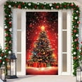 thumbnail image 6 of 2025 New Christmas Front Door Cover Elastic, Christmas Door Cover Cloth with Elastic for Holidays Home Party Decor, 6 of 7