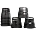 thumbnail image 1 of 10 unidades, cestas hidropónicas negras, maceta de plástico, plantación hidropónica, cesta reutilizable para plantas acuáticas para hidroponía aeropónica, plantación de flores, jardinería, 1 of 5