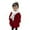 Wine, variant on Boys Coat Boys Winter Coat Plaid Wool Trench Notched Collar for Toddler Kids Elegant
