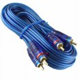 thumbnail image 2 of 10 20' Raptor Neon Blue Series RCA Audio Cable, 2 of 2