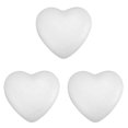 thumbnail image 1 of 3 pcs  Professional White Modeling Heart-Shaped DIY Craft DIY Painted Modeling, 1 of 6