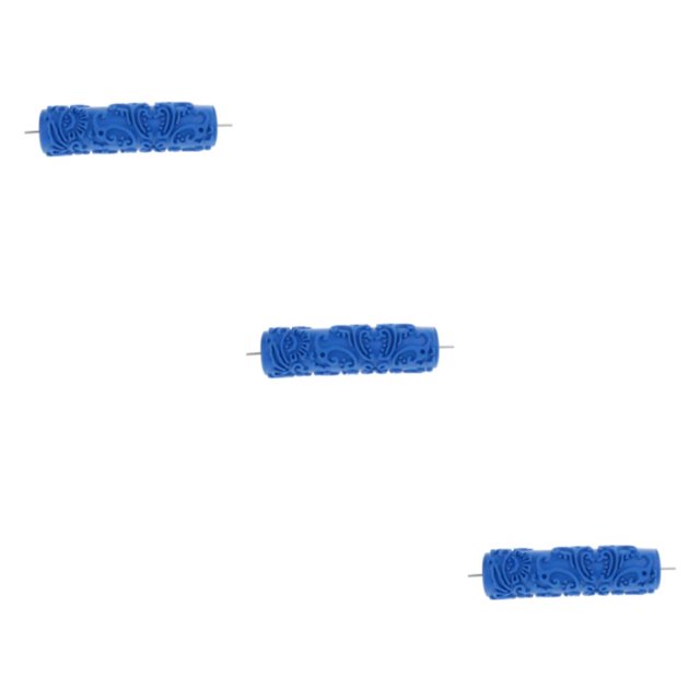 Maytalsory 7 Mur Empaistic Peinture Rouleau Outil Décoration pour Modèle Machine Bleu Type 7 3Set