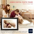 thumbnail image 4 of AEEZO Digital Picture Frame 10 inch Touch Screen WiFi Smart Digital Photo Frame 8GB Storage, Auto-Rotate Easy Setup, Wall Mountable, White, 4 of 7