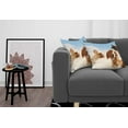 thumbnail image 3 of Ambesonne Funny Throw Pillow Cover 2 Pack, Cats Dogs in Sky Clouds, 16", Multicolor, 3 of 7