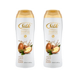 thumbnail image 2 of Silk Argan Oil 2 in 1 Shampoo and Conditioner for All Type Hair: Clarifying, Balancing, Volume & Shine, Deep Cleanses Greasy Scalp, Lightweight Formula, 13.6 fl oz Each, 2 of 5