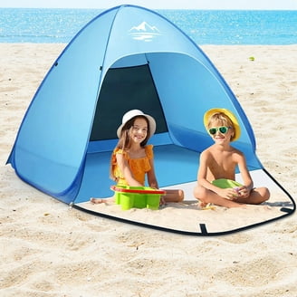 Coleman Skyshade Large Compact Beach Shade, Tiger Lily - Walmart.com