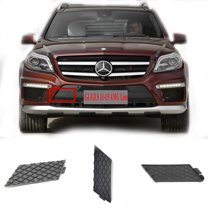 Trimla Front Tow Cover for 12-15 Mercedes Benz X166 AMG Line Fit GL/GLS 350 400 450 500 63 2012 2013 2014 2015 Bumper Towing Hook Eye Cap A1668855122