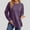 Purple, variant on DAFPZW Sweatshirt for Women Side Split Fall Fashion Tops 2025 Long Sleeve Shirts