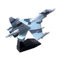 thumbnail image 2 of Russian Airlines Flanker 27 1/100 Scale Diecast Model with Holder for, 2 of 8