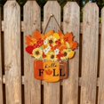 thumbnail image 4 of TIELUTT Thanksgiving Door Hanging Porch Decorations Outdoor Modern Beach Decorations for Home Welcome Sign for Front Porch Interchangeable Interchangeable Home Sign Marquee Letters with Lights 12 Inc, 4 of 5