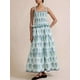 thumbnail image 4 of Vestido largo bohemio elegante con tirantes finos para verano y otoño, ropa informal para mujer, para fiesta, trabajo, noche, oficina, vestidos de corte A, 4 of 5