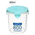 thumbnail image 1 of Recipiente de plástico transparente para alimentos | Caja de almacenamiento de cocina, recipiente hermético para alimentos frescos | Pasta | Hermético, sin BPA, 1 of 1